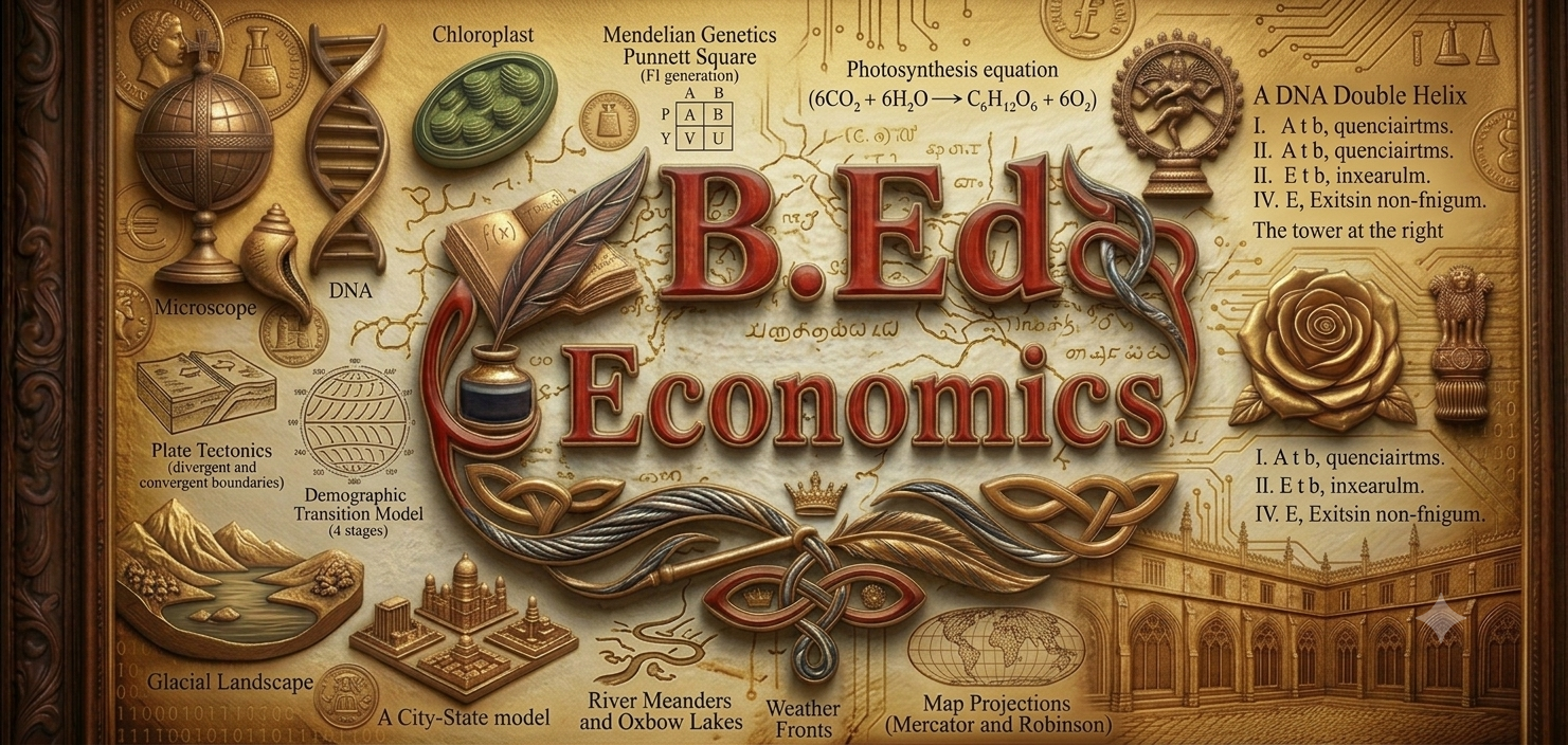 B.Ed Economics