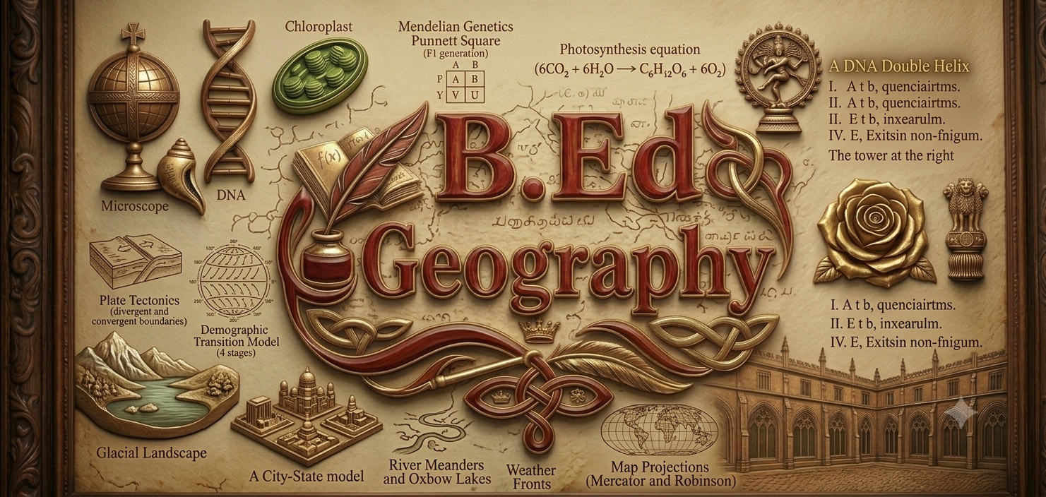 B.Ed Geography